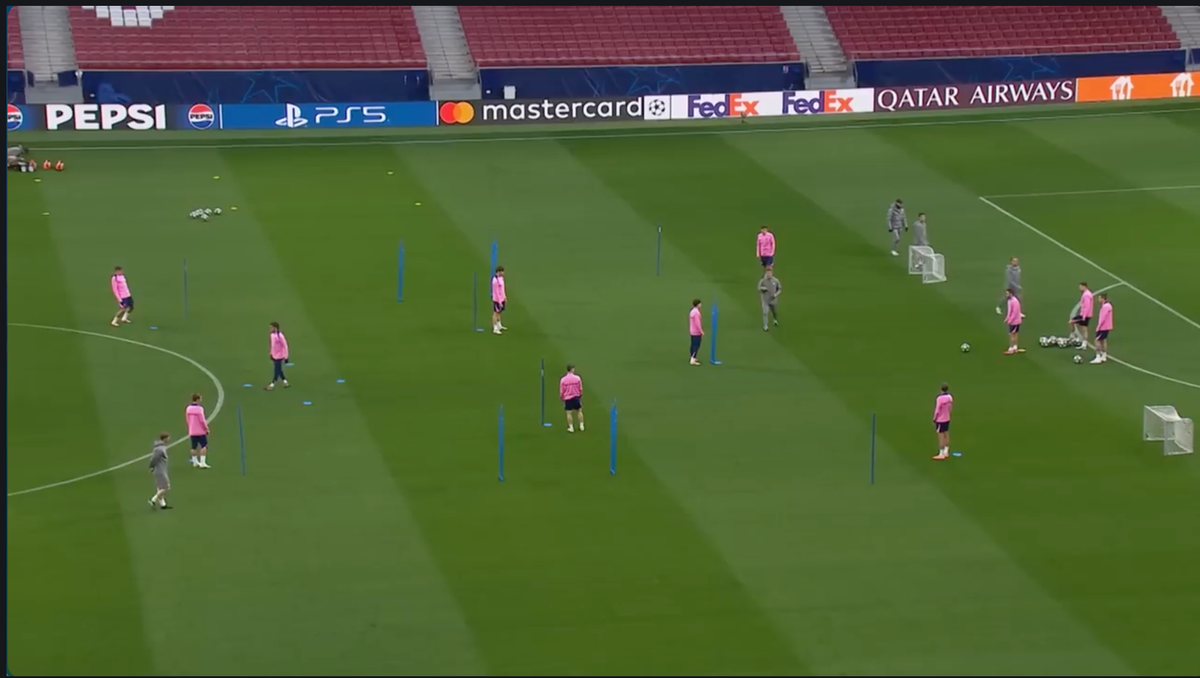 Sesion de entrenamiento