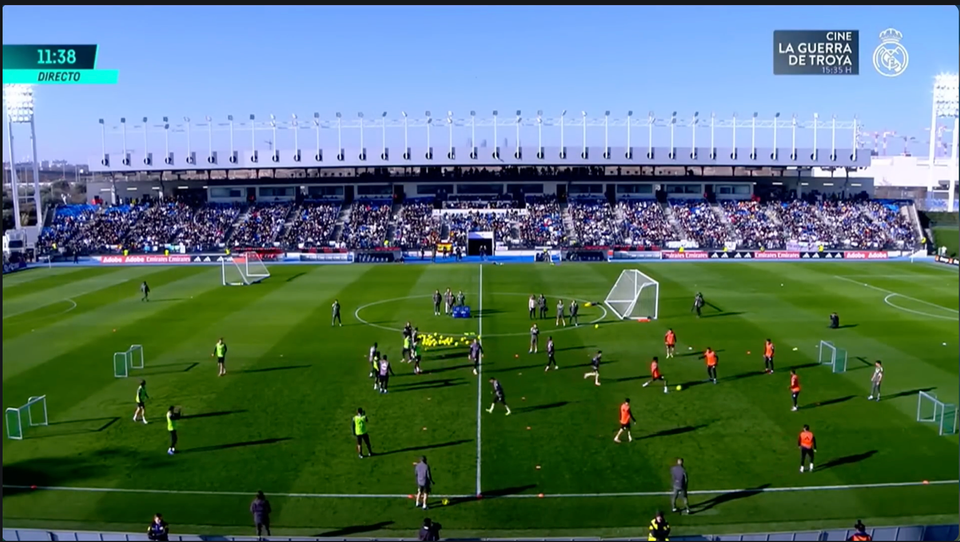 Entrenamiento Real Madrid