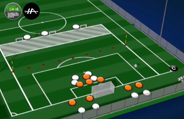 Trabajo dinámico de Tiro de Esquina