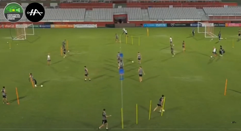 Rueda de pase corto/largo/zigzag